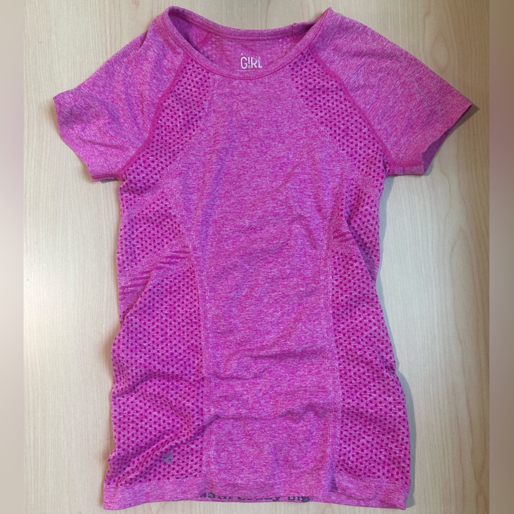 Athleta Girl Pink Sport T-Shirt Top